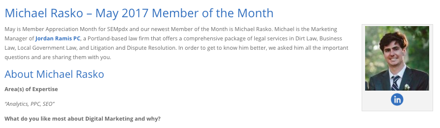 SEMPDX-Member-of-the-Month